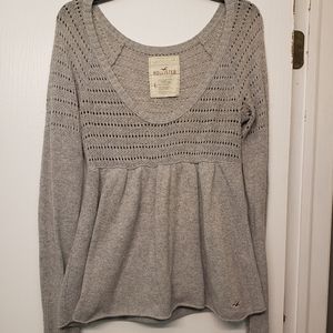 Hollister babydoll sweater L
